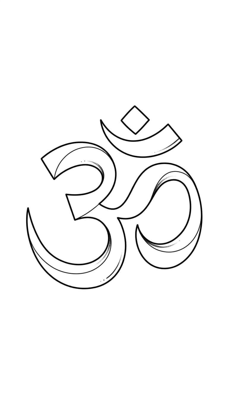 The om symbol but make it 6l ×3w
